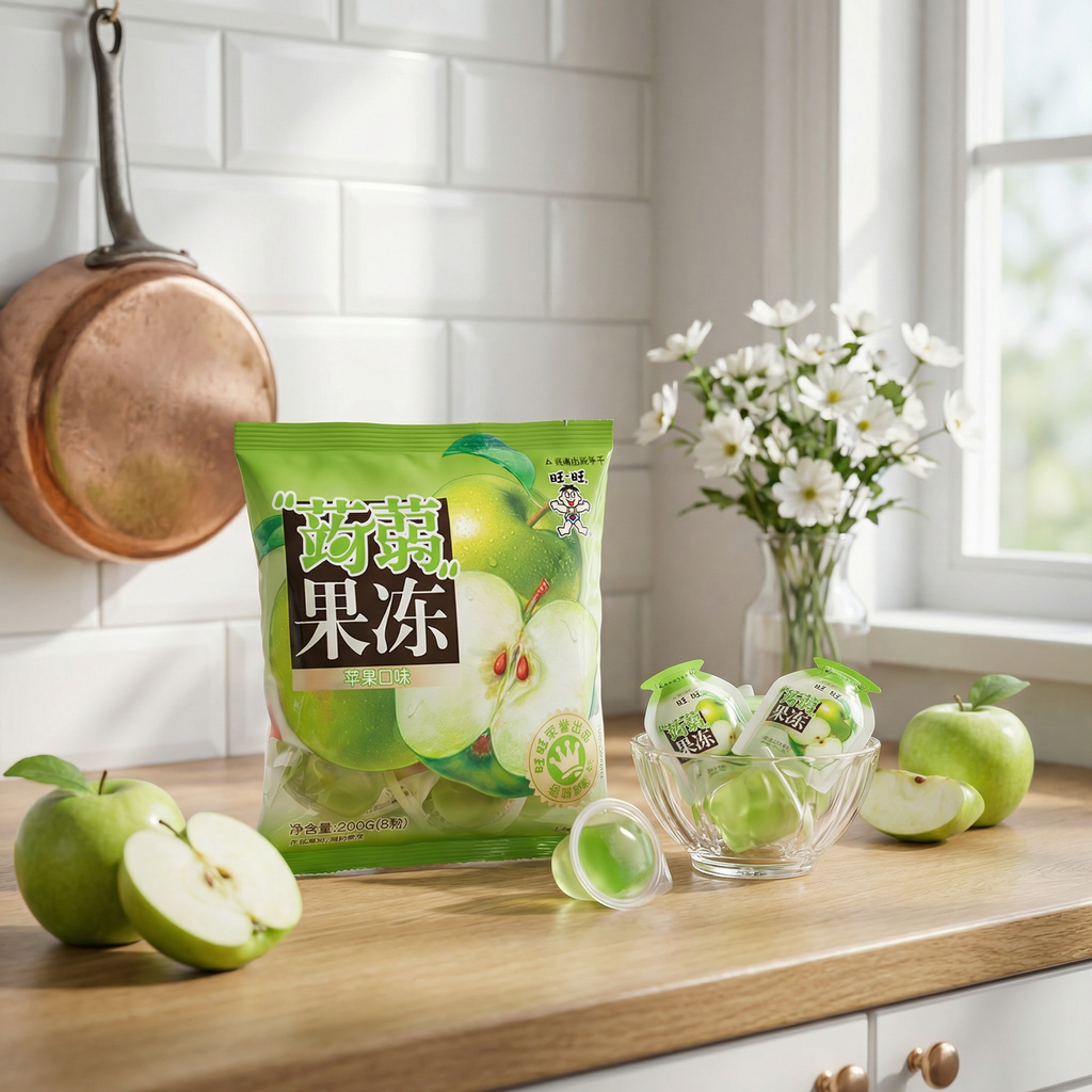 WANT WANT Gelée de konjac (saveur pomme) 200 g