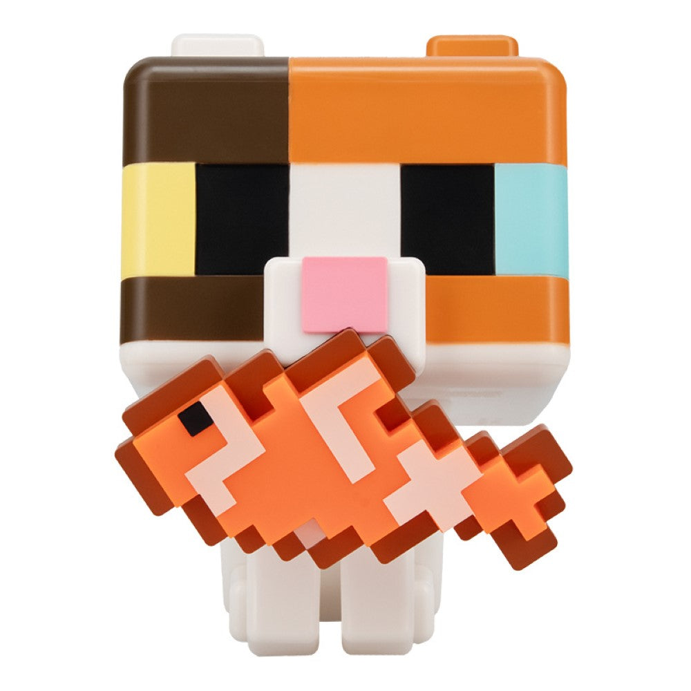 MINECRAFT Lampe Cat Globuddies rechargeable - sous licence officielle - Silicone souple