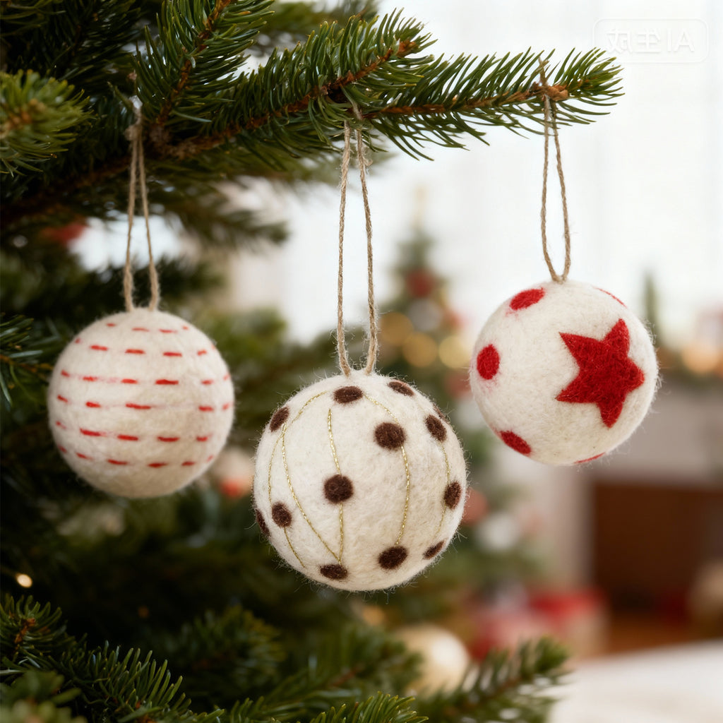 SALCAR Boules de Noël, Ø 6 cm, lot de 6