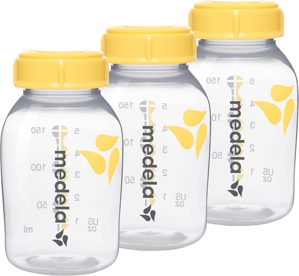 MEDELA - Biberons de recueil du lait maternel, 150 ml, lot de 3