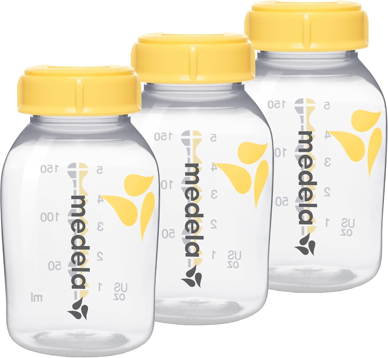 MEDELA - Biberons de recueil du lait maternel, 150 ml, lot de 3
