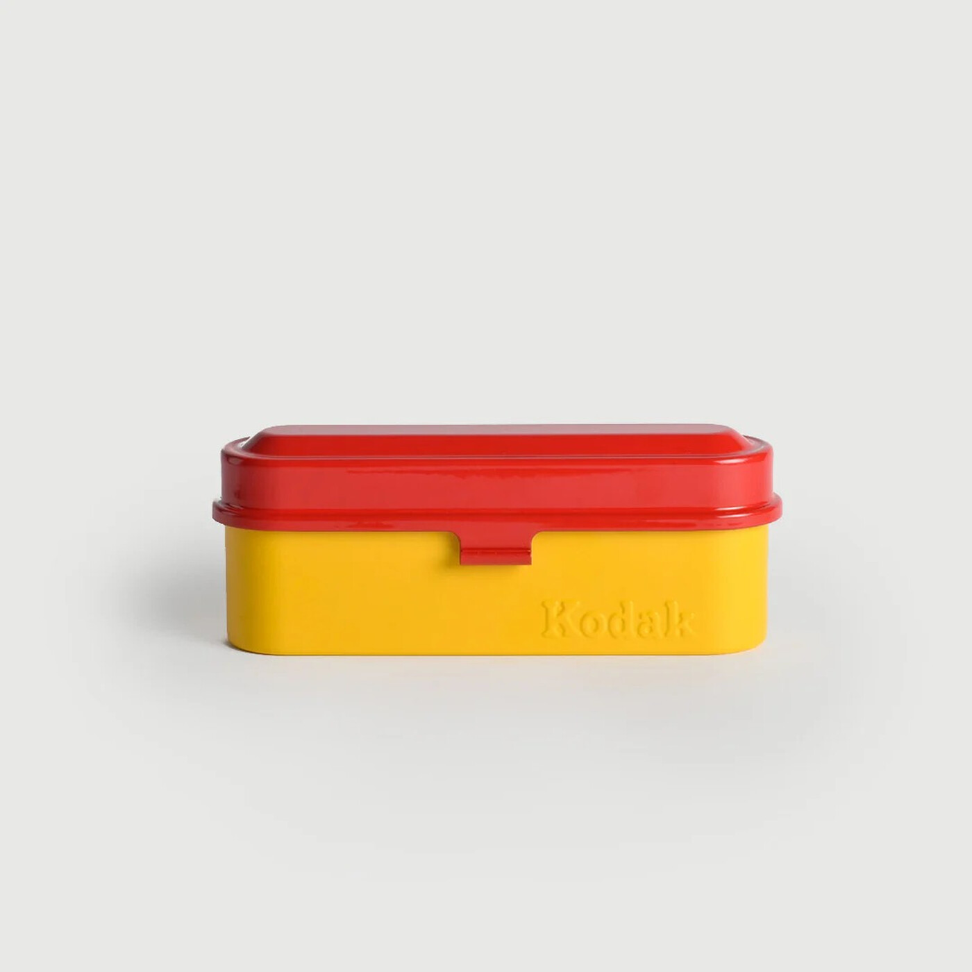 Kodak Boîte de rangement en métal pour film Kodak 135 mm Rouge