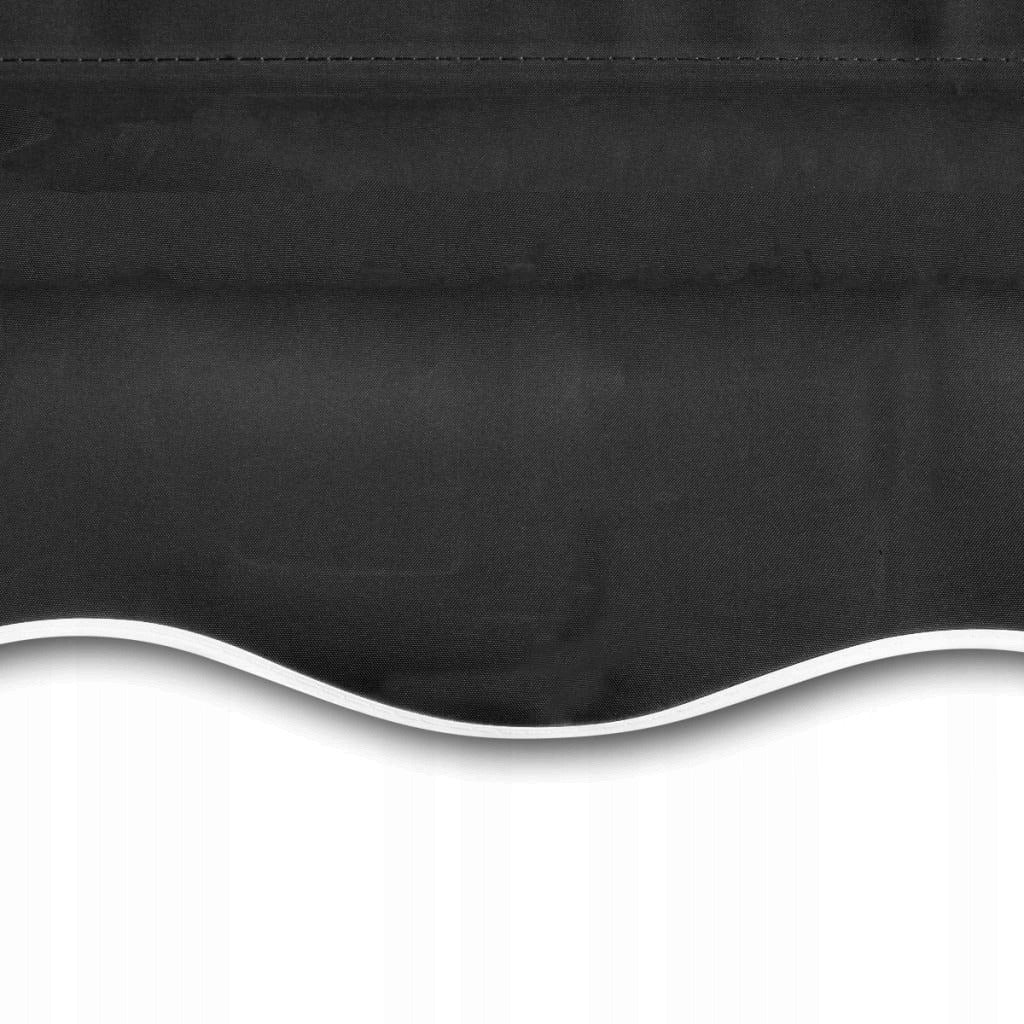 VIDAXL Tissu de Remplacement pour Store Anthracite 4,5x3 m Résistant aux UV