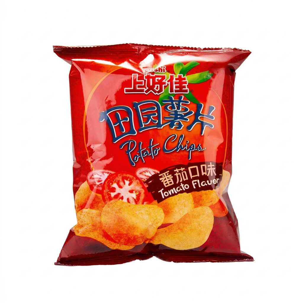 oishi Chips de pommes de terre saveur tomate 50 g