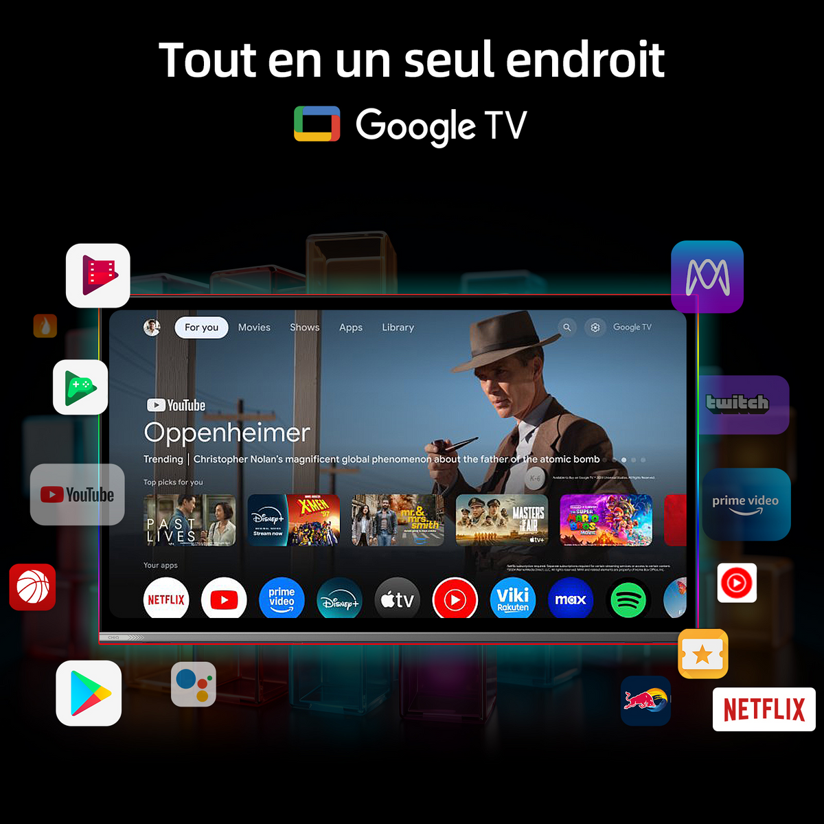 CHiQ TV QLED Pro L32QM10E 32 pouces Full HD Google TV