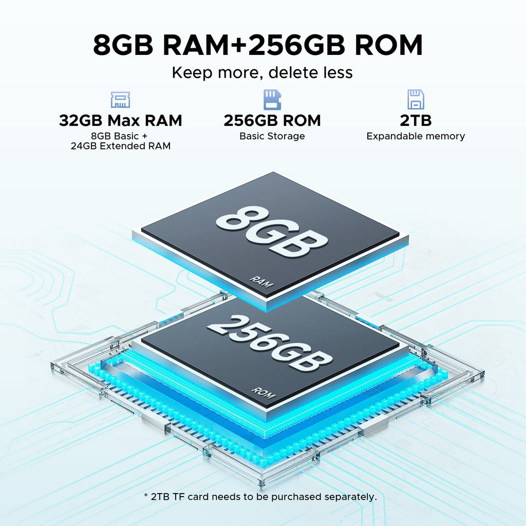 DOOGEE Tab E3 Tablette Android 15 IA gaming, 32 Go + 256 Go/2 To, écran 11 pouces FHD+ 90 Hz, Helio G100 Gemini IA, batterie 8800 mAh, corps métal 7,5-mm ultra-fin, double SIM