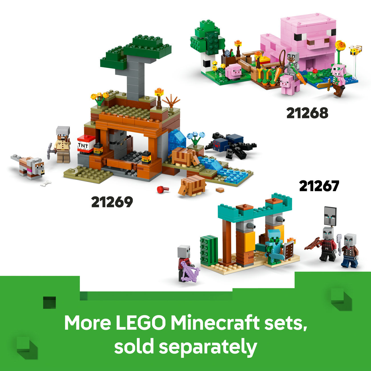 LEGO Minecraft Set de Construction de la Maison Mooshroom