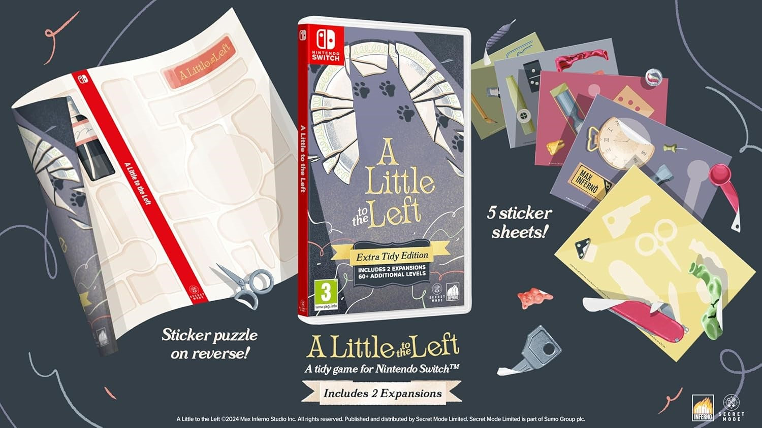 A Little to the Left: Extra Tidy Edition - Nintendo Switch - Version française