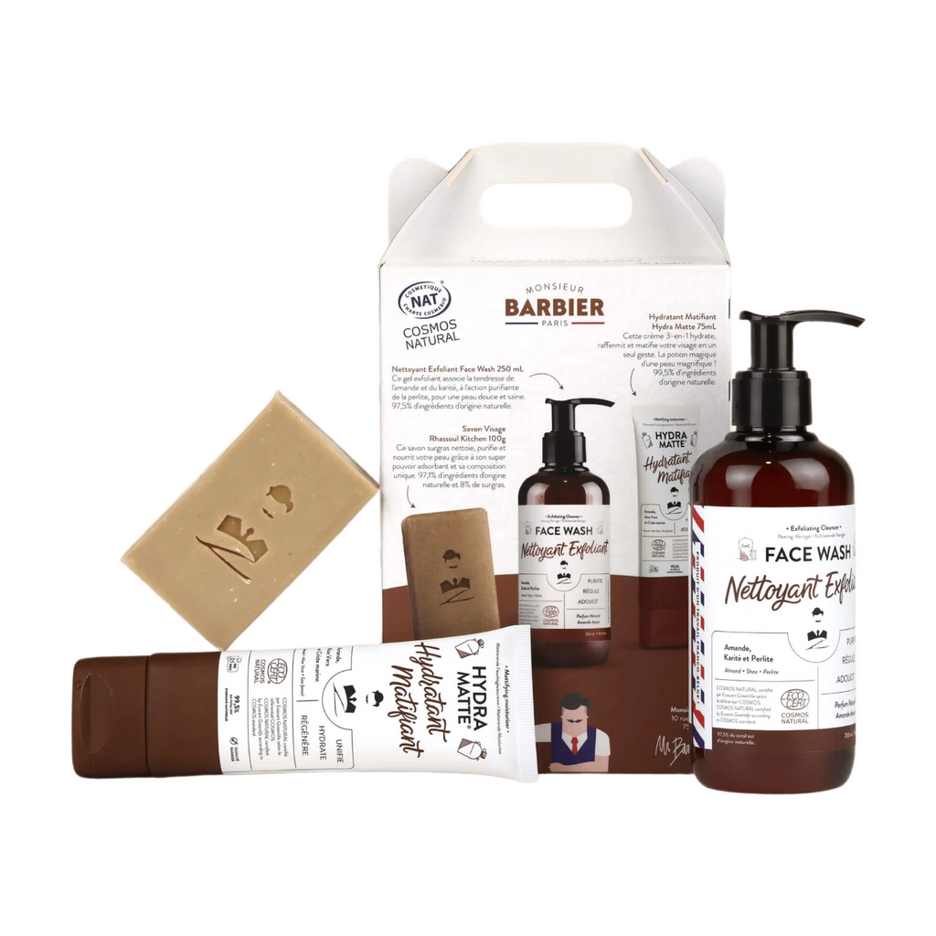 MONSIEUR BARBIER Coffret de soins du visage The Happy Face Box pour hommes - 1 unité