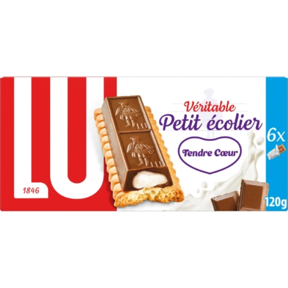 LU Petit écolier au lait 6 pièces 120 g