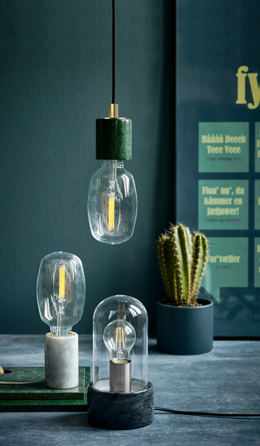 Lampe à poser SIV marbre blanc IP20 E27 - Nordlux, Intérieur