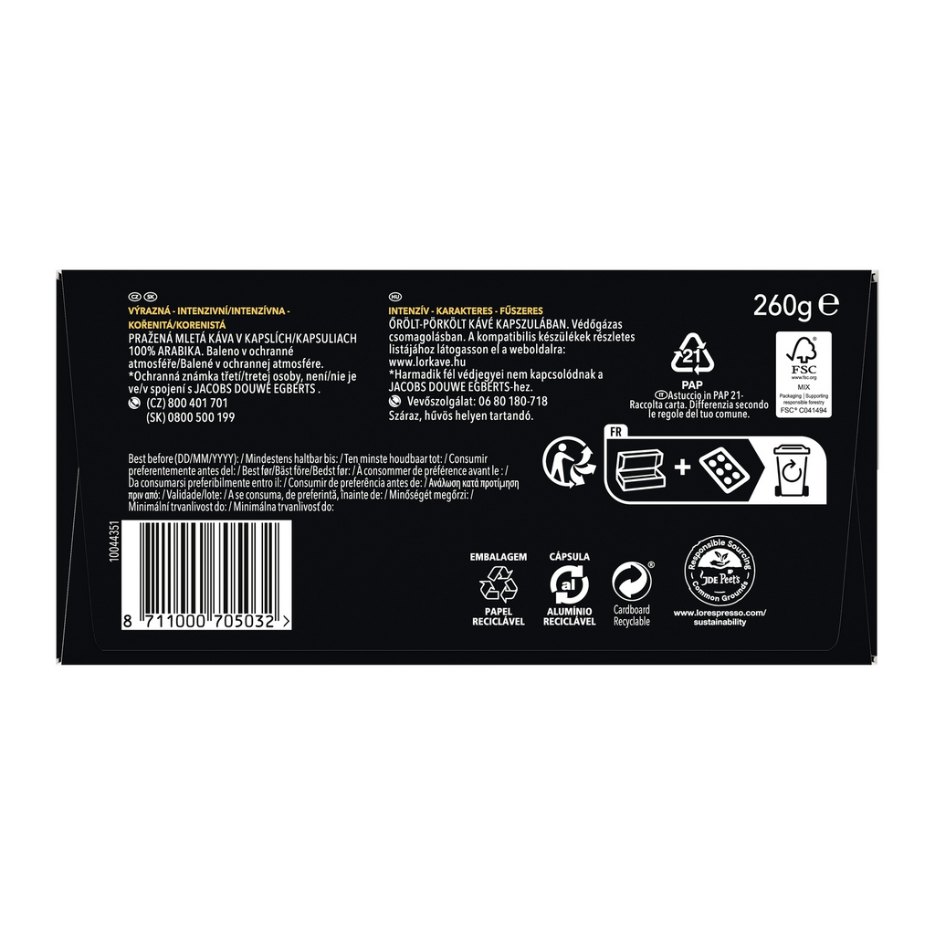 L'OR Café expresso Forza N9 x50