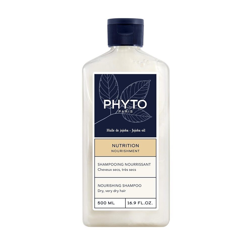 PHYTO PARIS Shampoing Nourrissant Nutrition pour Cheveux Secs et Très Secs 500 ml