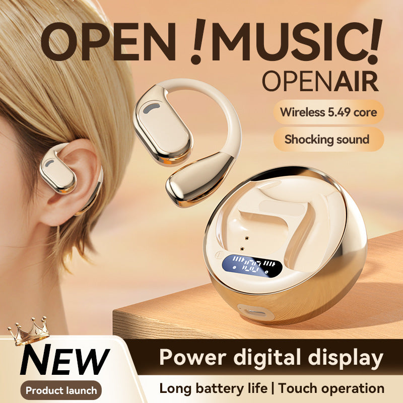 Le casque de traduction IA VoxorAI M76 Beige prend en charge la traduction en temps réel dans 150 langues et convient aux études, aux voyages et aux affaires.