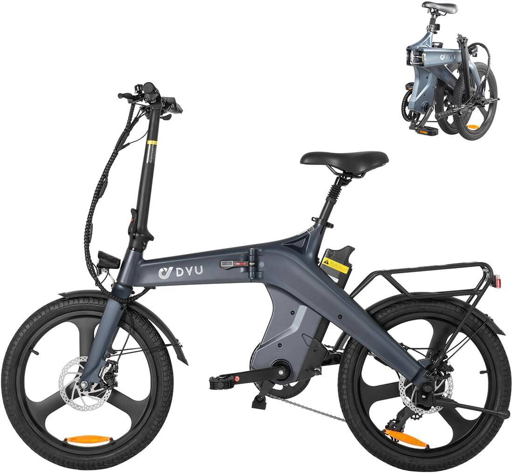 DYU T1 Vélo électrique pliant 20 pouces - Gris