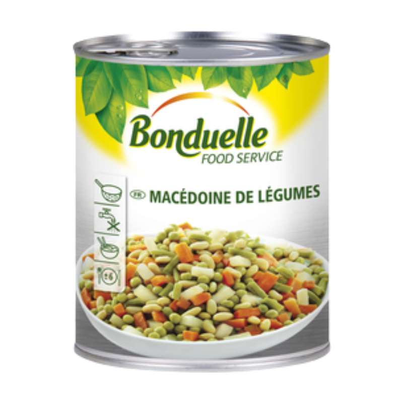 BONDUELLE Macédoine de légumes 530g