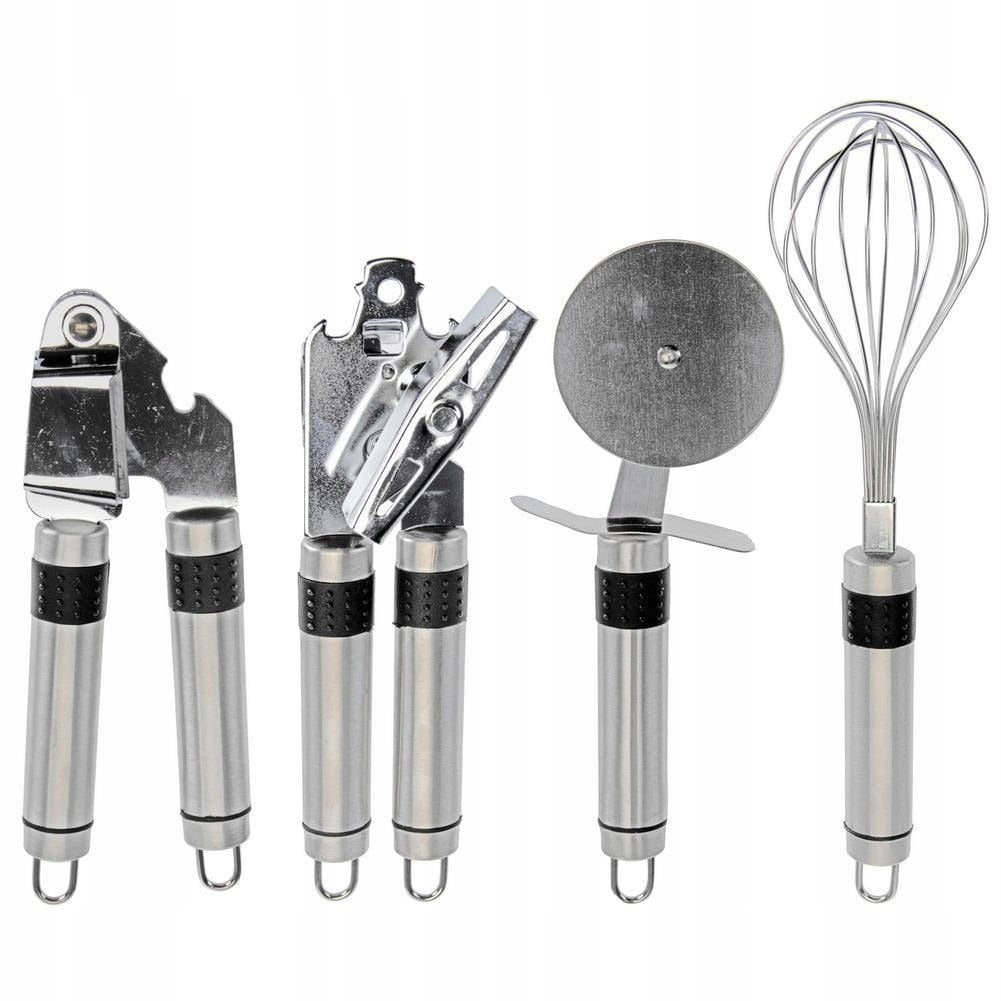 Excellent Houseware Ensemble de 9 ustensiles de cuisine en acier inoxydable