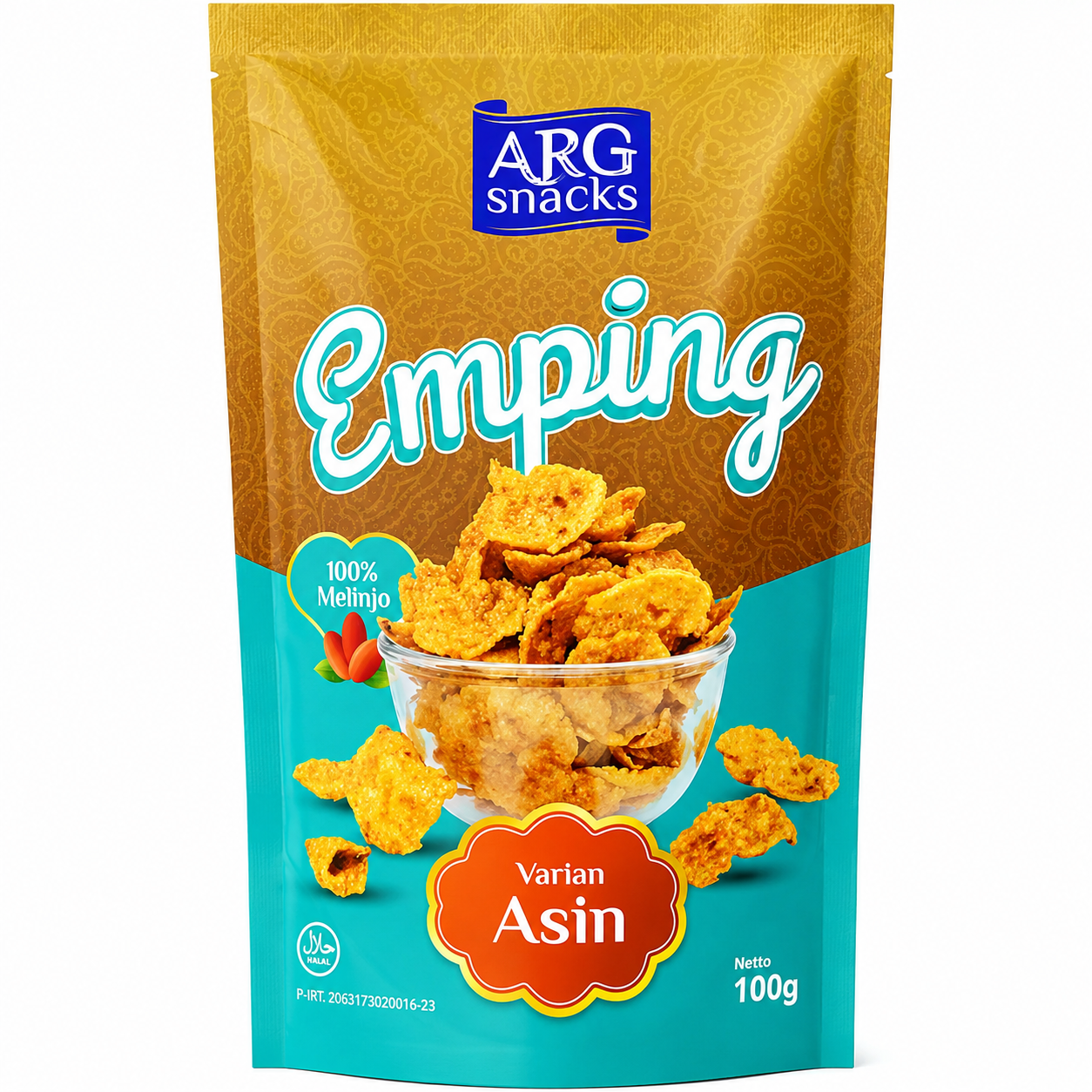 Arg Emping Asin 100 g