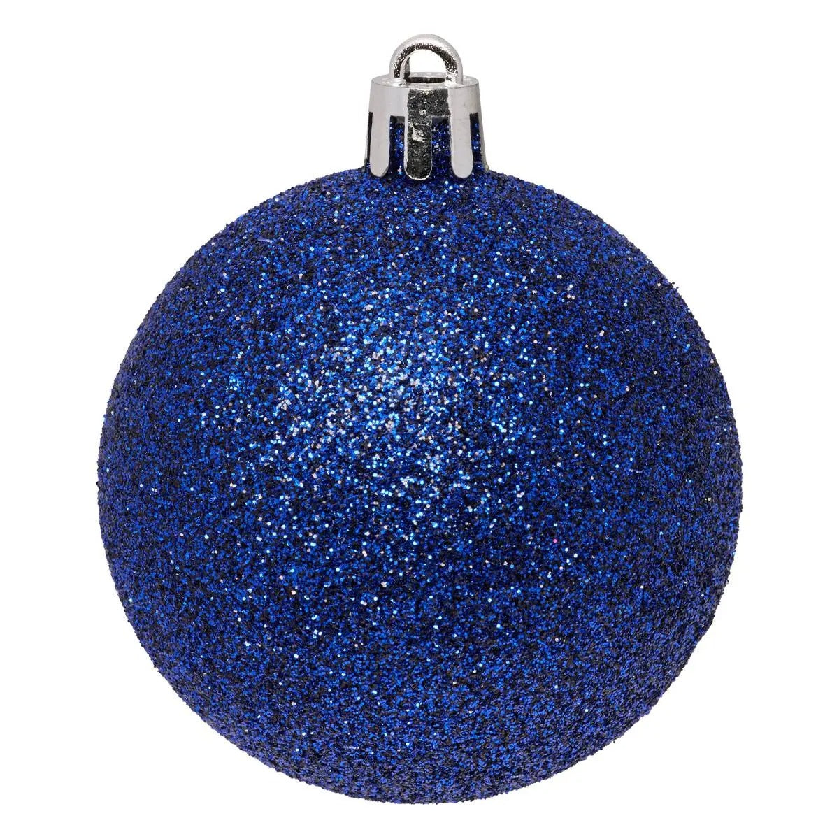Atmosphera Lot de 18 Boules de Noel Bleu Nuit