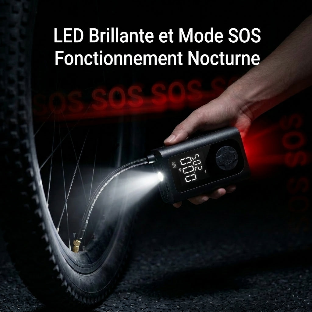 Gonfleur portable Porbi Q19, Noir