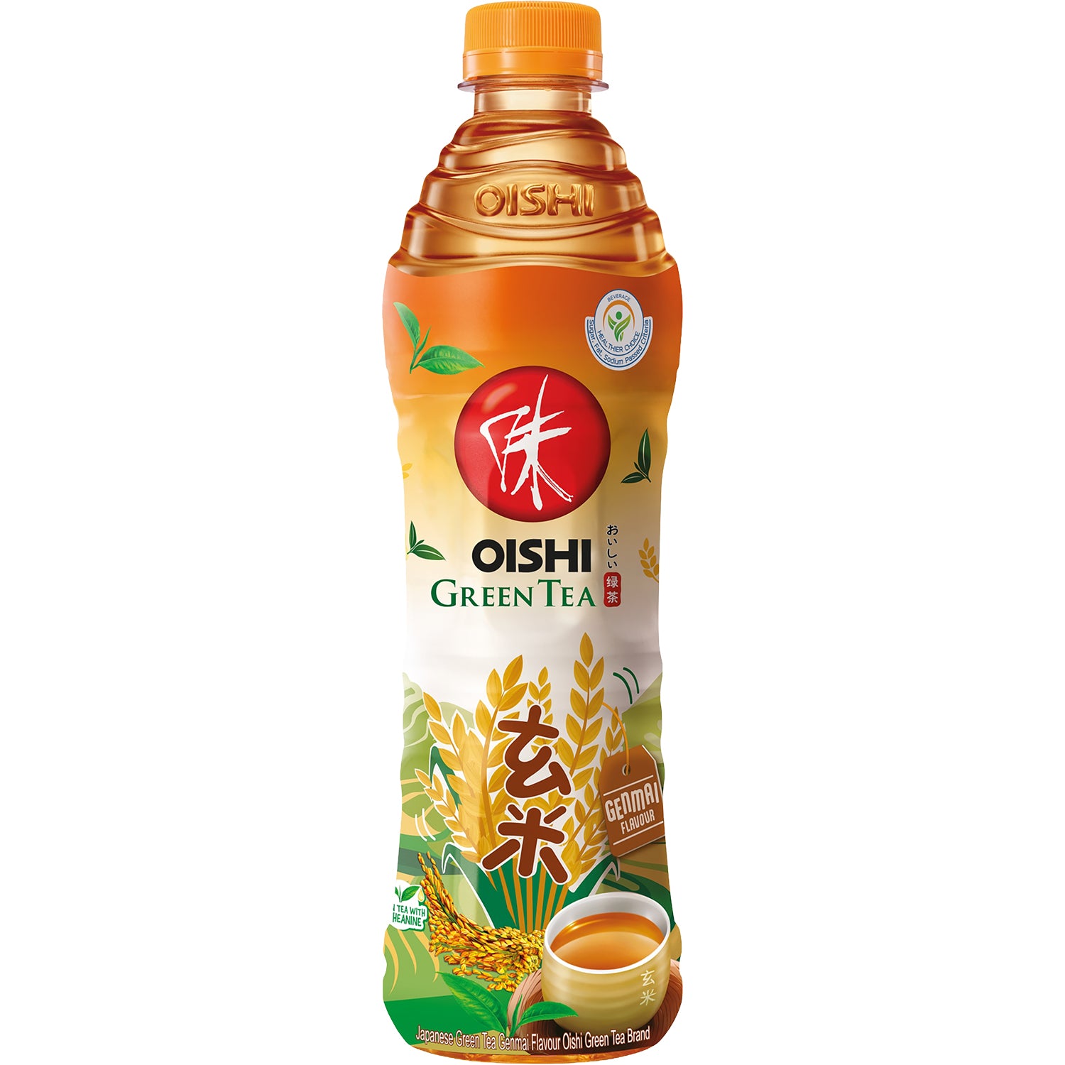Oishi Thé vert saveur Genmai - 500 ml