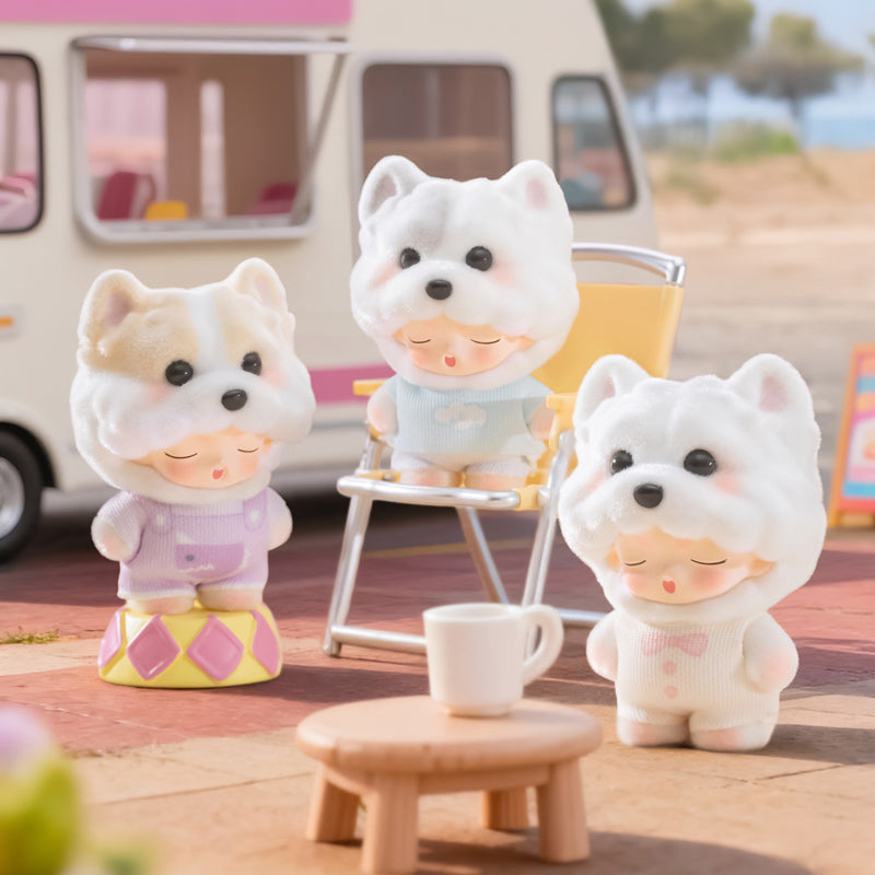 JOTOYS YUMO Boîte Mystère Mini Peluche Famille d'Animaux de Compagnie Dimensions de la Boîte Extérieure 685425355 Modèles 17