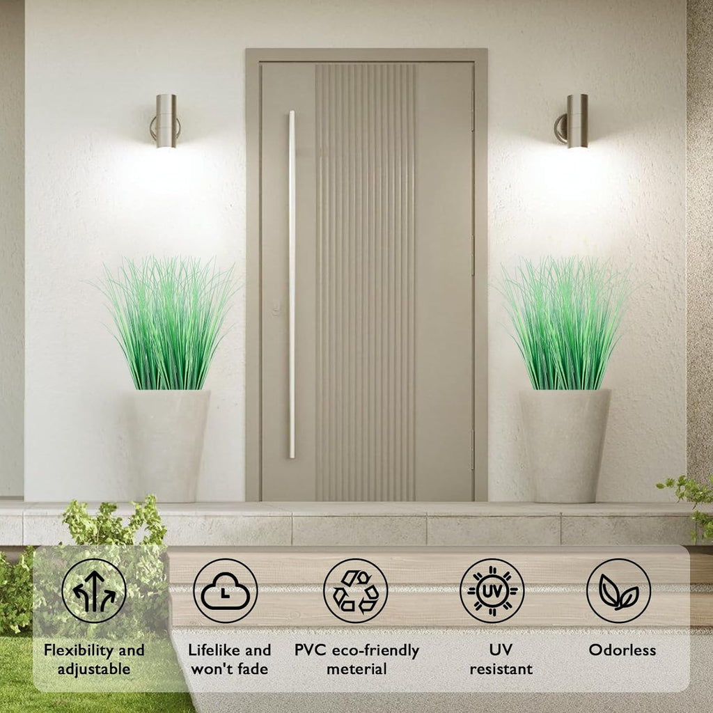 DDHS Herbe à oignon artificielle, 81 cm - 6 pièces