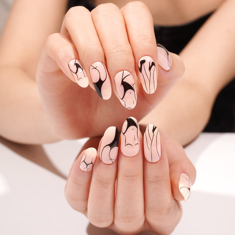 MeoMagic 14-252 Autocollants gel pour ongles - 20 pièces