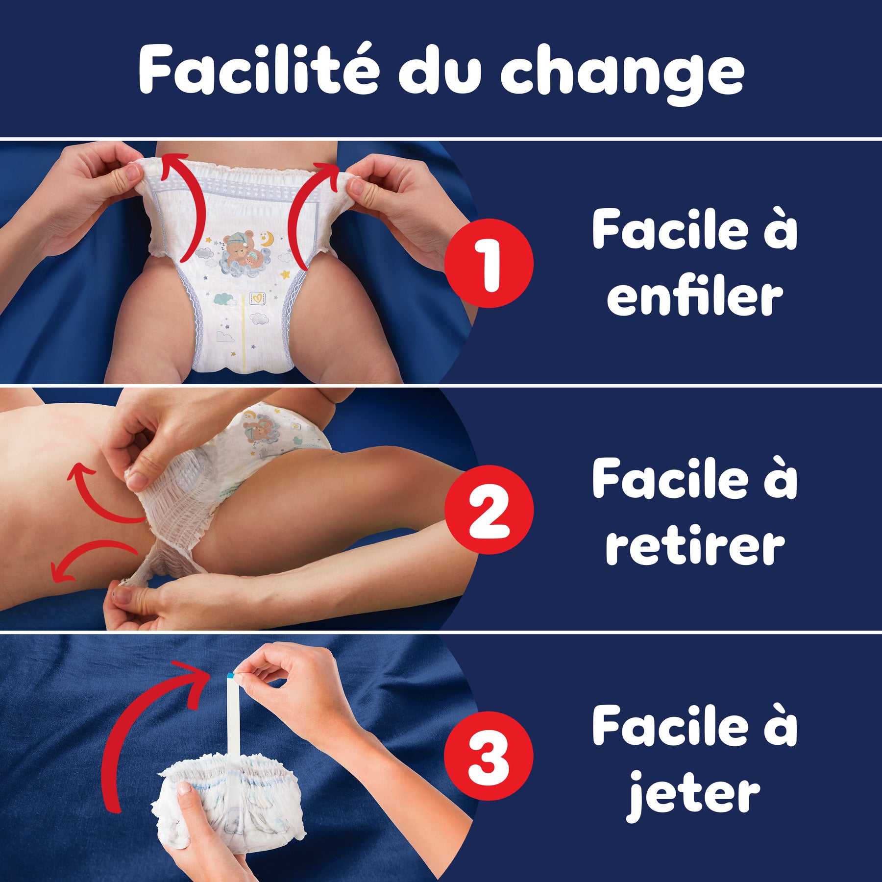 Pampers Baby-Dry Couches-culottes, Taille 4, 24 couches