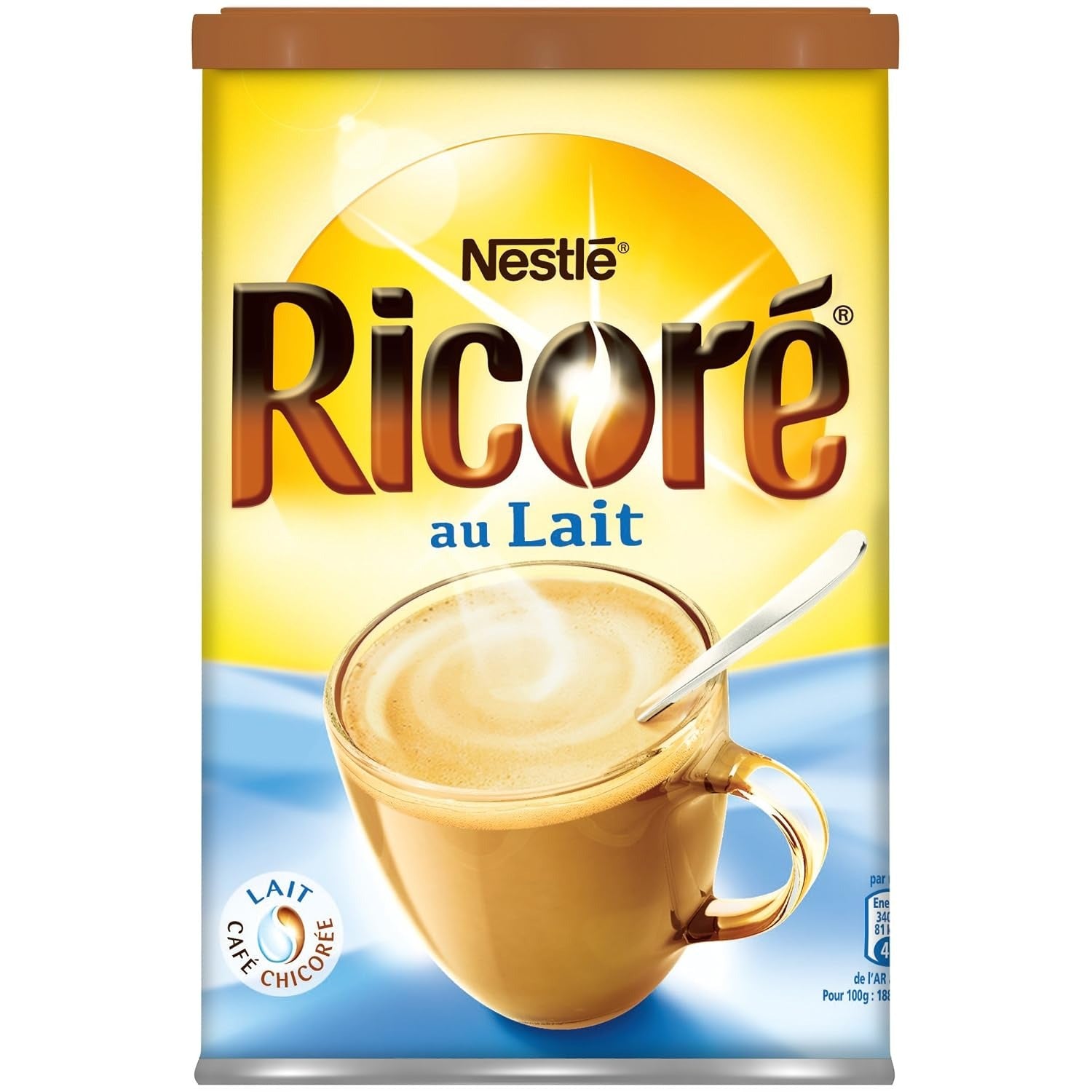Nestlé Ricore Mélange de Café Instantané au Lait et de Chicorée, 400 g