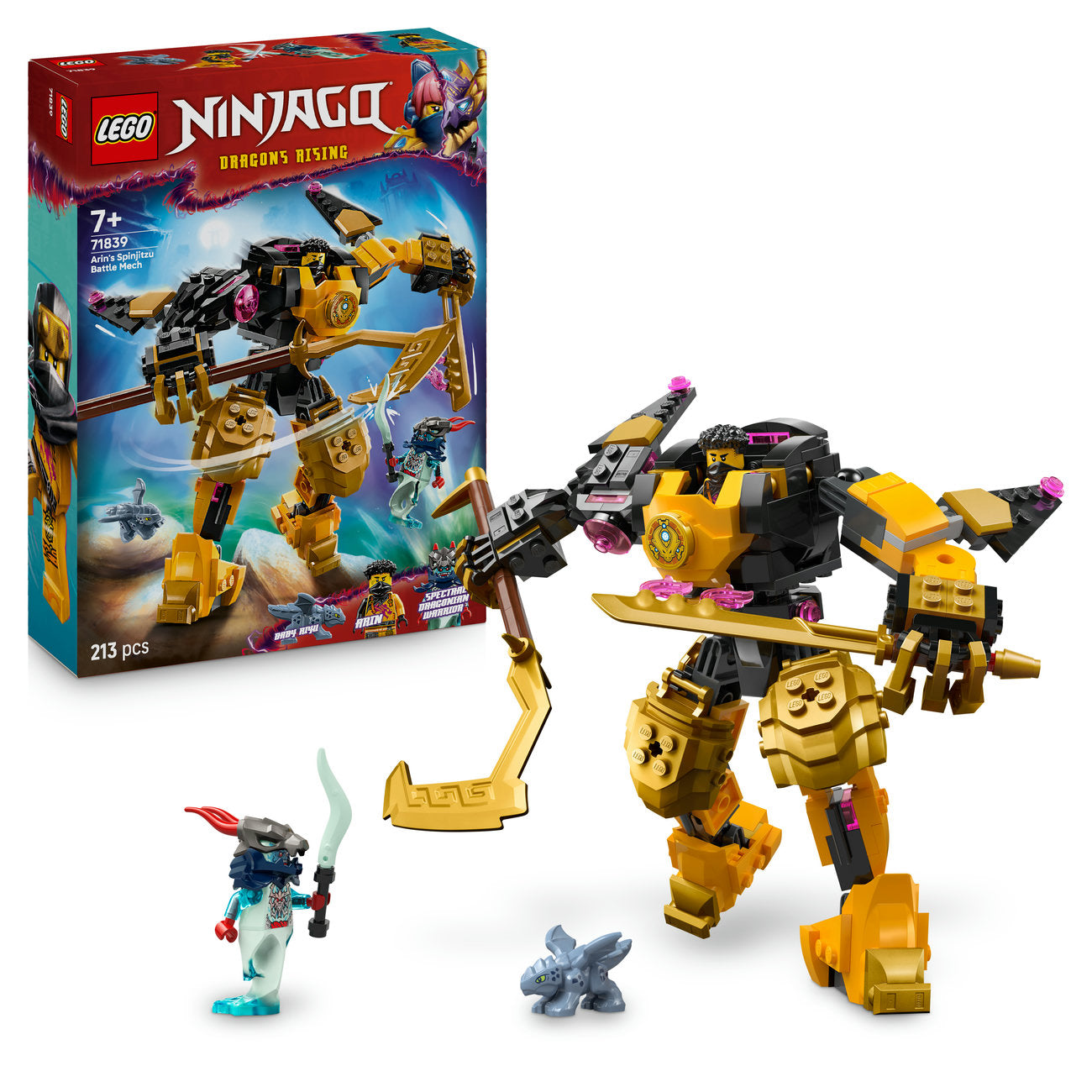 LEGO Ninjago 71839 Le robot de Spinjitzu d’Arin