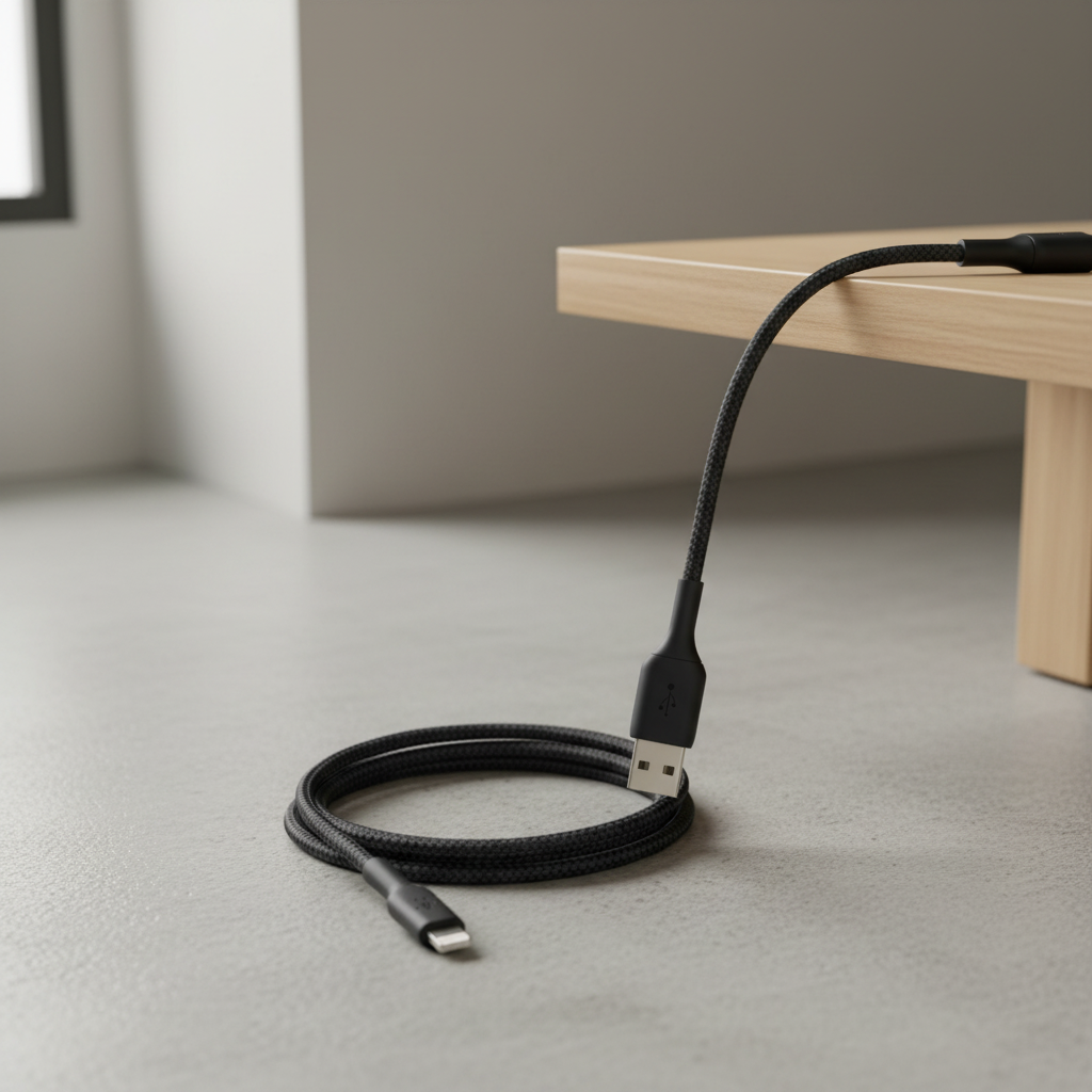 BELKIN Câble Lightning USB-A tressé 2 m noir