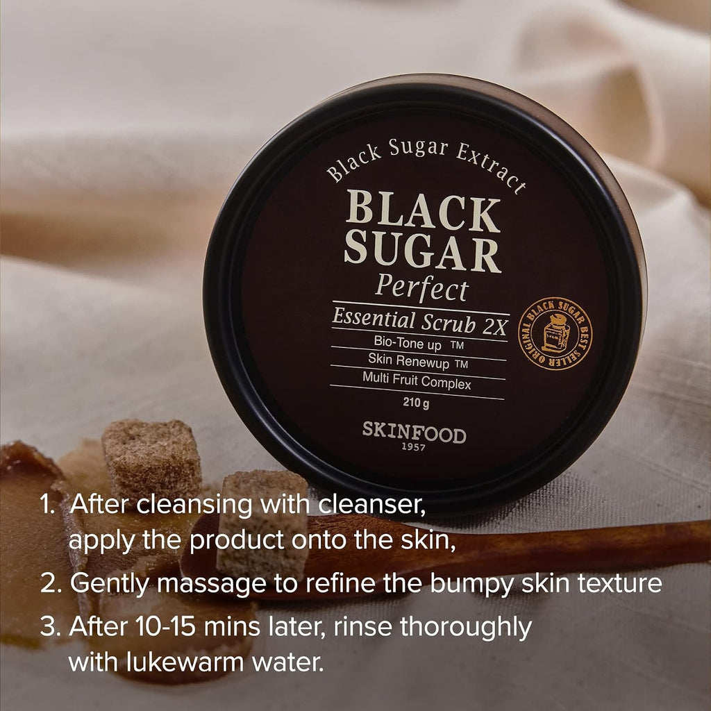 SKINFOOD Masque Nettoyant Sucre Noir 120 g