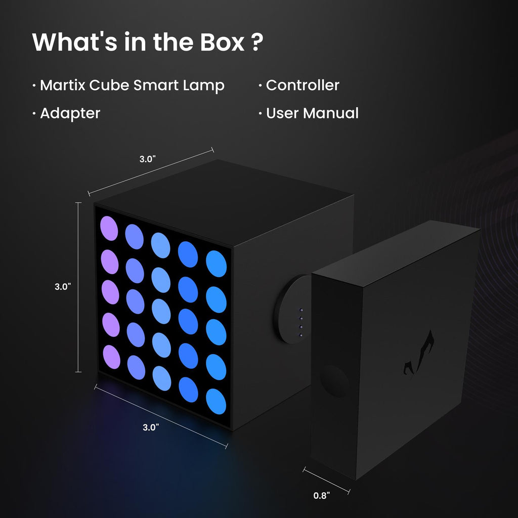 Yeelight Cube lampe connectée - Cube lumineux gaming Matrix - Pack d’extension