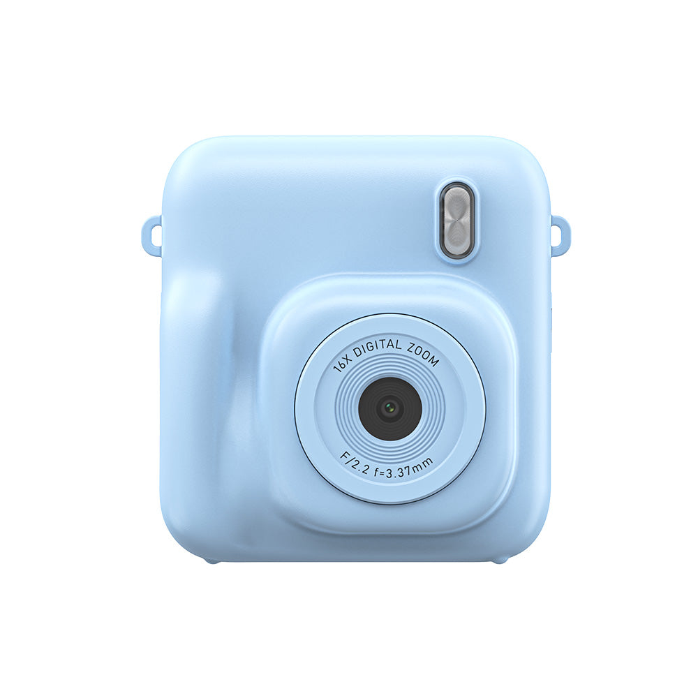 Songdian Appareil photo à impression instantanée, Cadeaux pour filles garçons, Jouets, Cadeaux de Noël anniversaire, Bleu