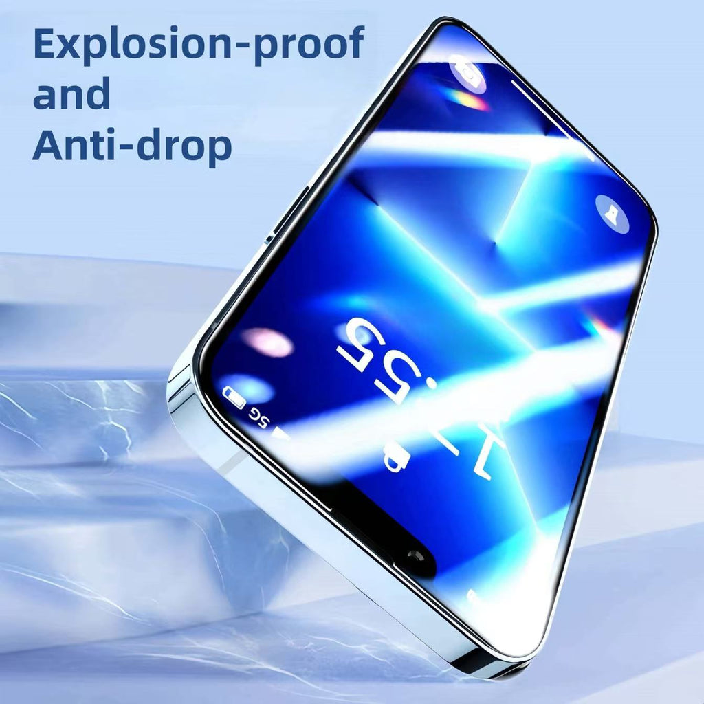 Film Protecteur HD pour iPhone 16 en Verre Trempé Haut Aluminium – Installation Facile sans Poussière et Positionnement Précis
