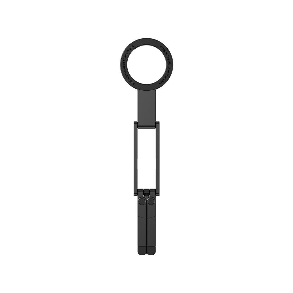 Ulanzi MA60 Trépied magnétique, Compatible avec iPhone 17/16/15/14/13/12 MagSafe et Samsung, Mini perche à selfie pliable 3-en-1 en aluminium, Force magnétique 14 N