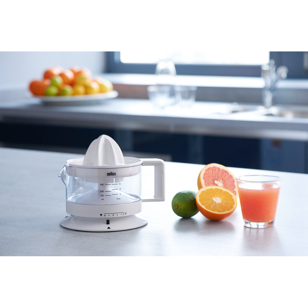 BRAUN Tribute Collection, Presse-agrumes Électrique, CJ3000WH, Blanc