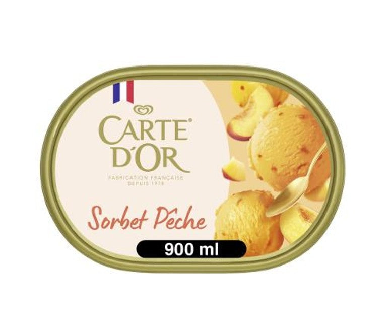 CARTE D’OR bac de glace Pêche 900 mL