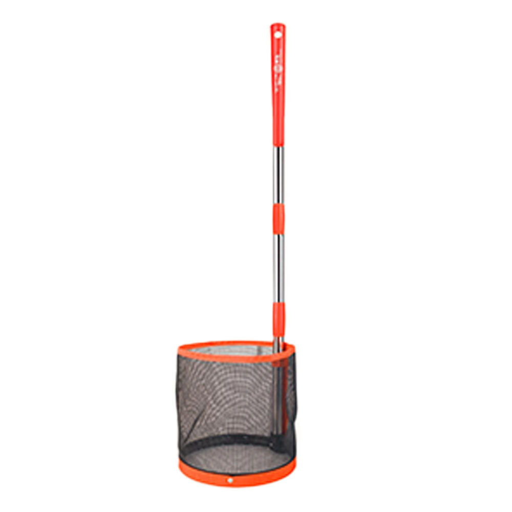 Double Fish Champion X1 Collecteur de balles de ping-pong sur pied Orange
