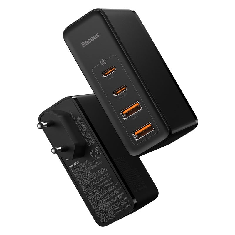 Baseus GaN2 Pro Chargeur rapide 2 C + 2 U 100 W - Noir