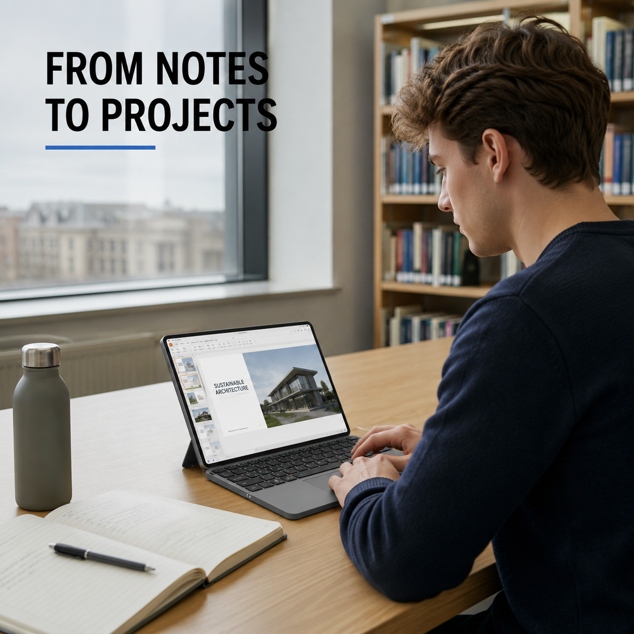 Clavier Étui en Cuir Pliable Voxis HL-BOX1 avec Pavé Tactile – Compatible Multi-Systèmes, Compact et Portable