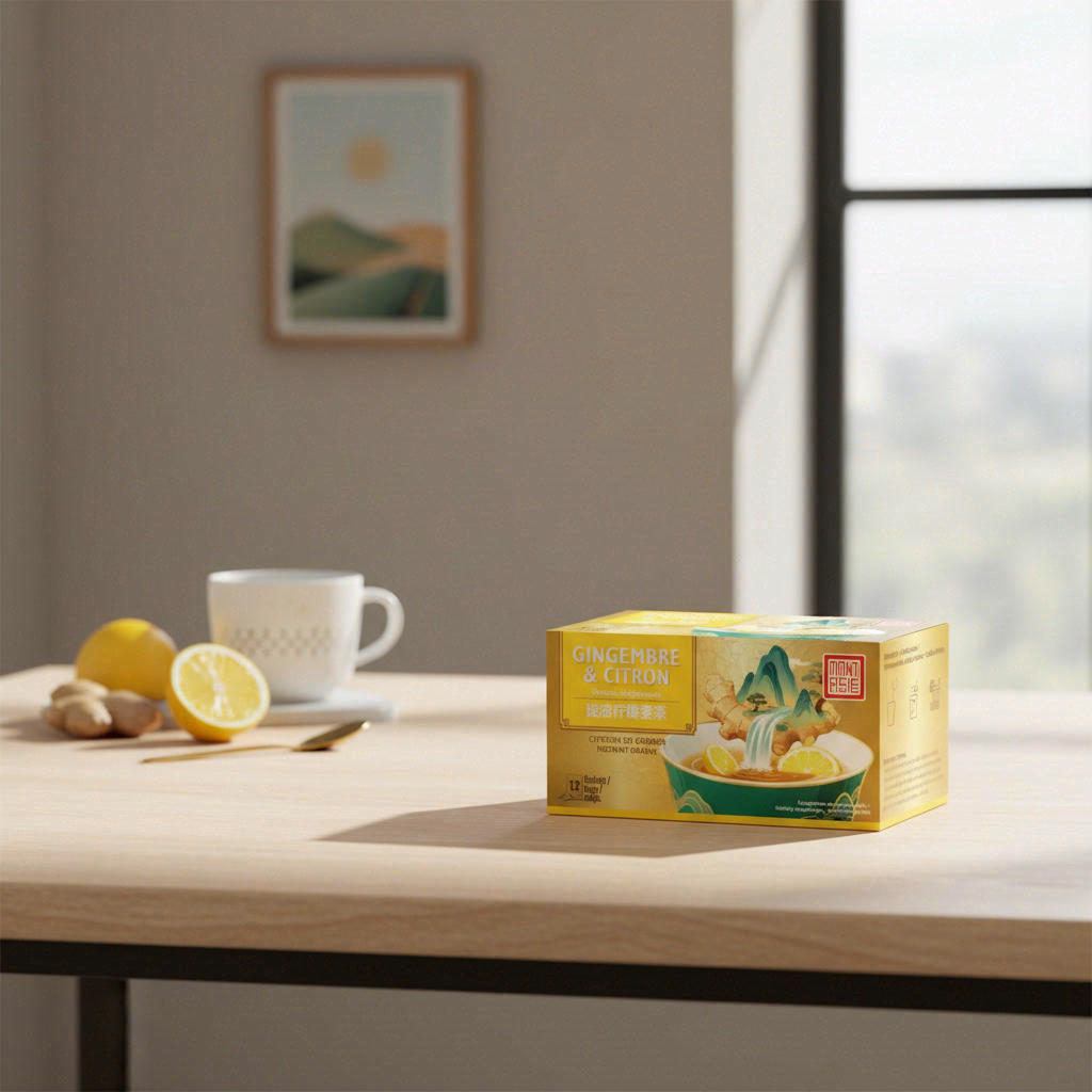 MONT ASIE Boisson instantanée au gingembre et au citron 120g
