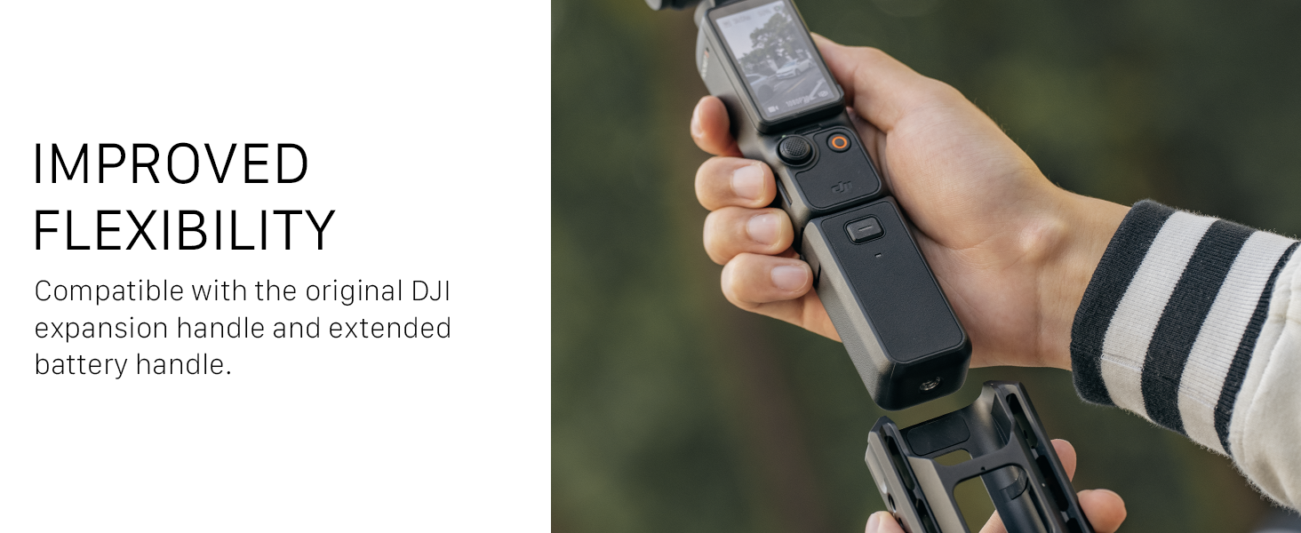 Tilta TA-T65-AME-B Adaptateur d'extension de montage pour DJI Osmo Pocket 3 - Noir