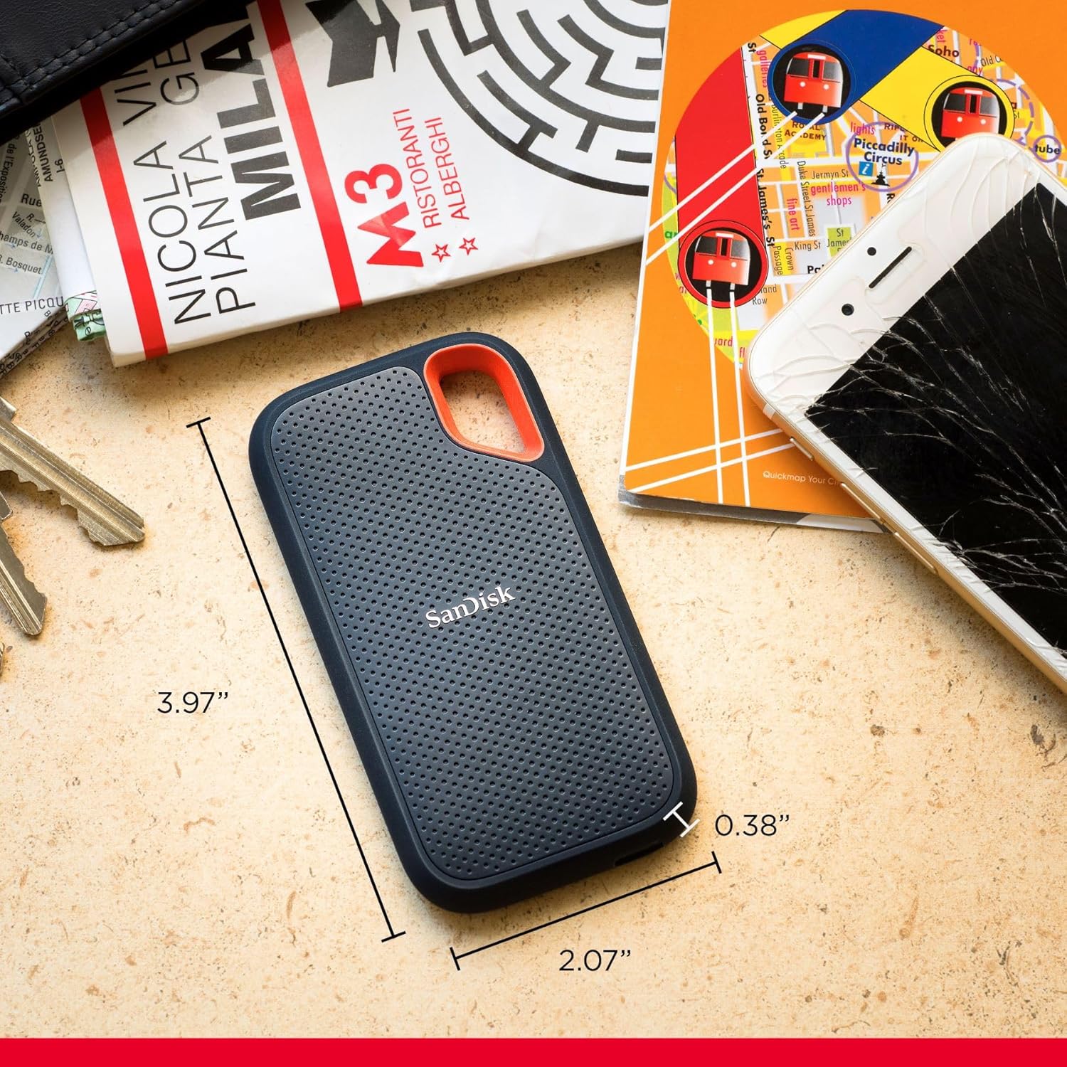 SanDisk Disque SSD portable - 2 To