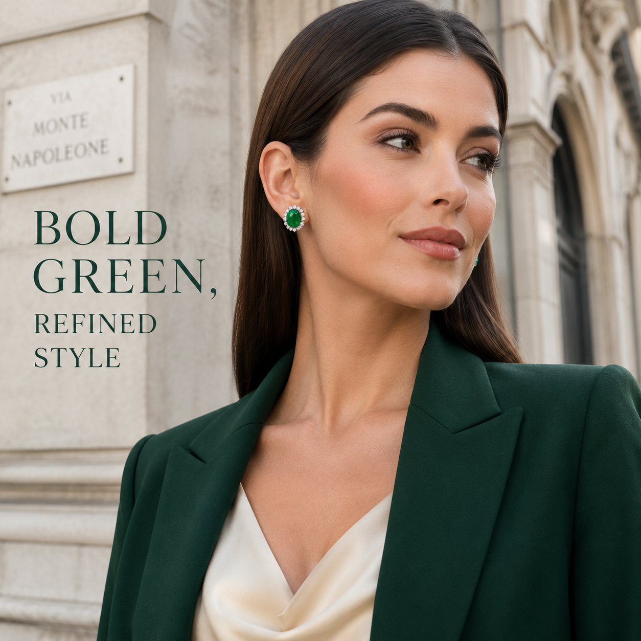 VoxorAI Boucles d'oreilles puces en calcédoine naturelle verte, Boucles d'oreilles, Boucles d'oreilles, Boucles d'oreilles, Boucles d'oreilles Toutes saisons