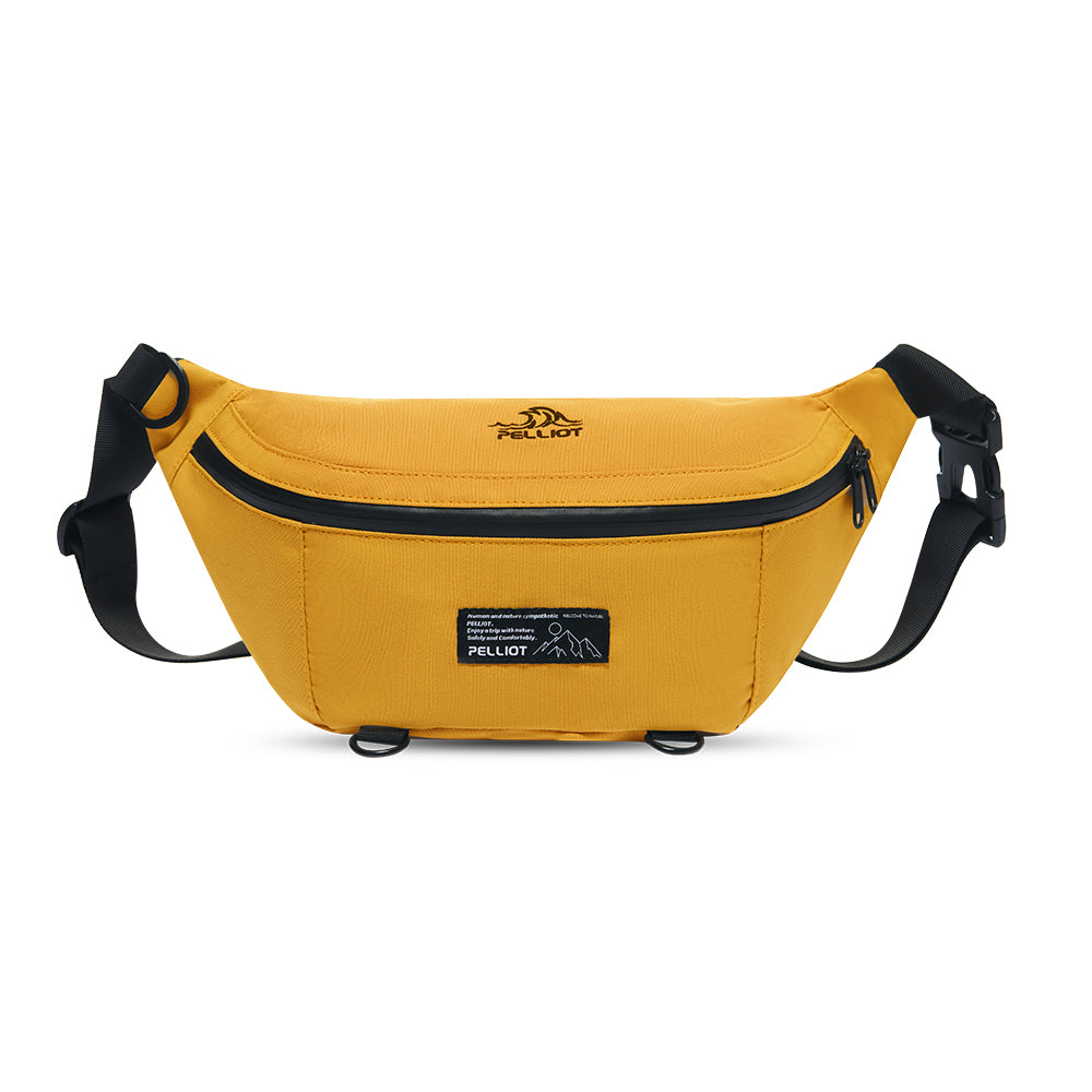 PELLIOT Sac banane quotidien Unisexe Sport Extérieur Mains Libres Pratique – Chaud et accrocheur, Jaune d’automne