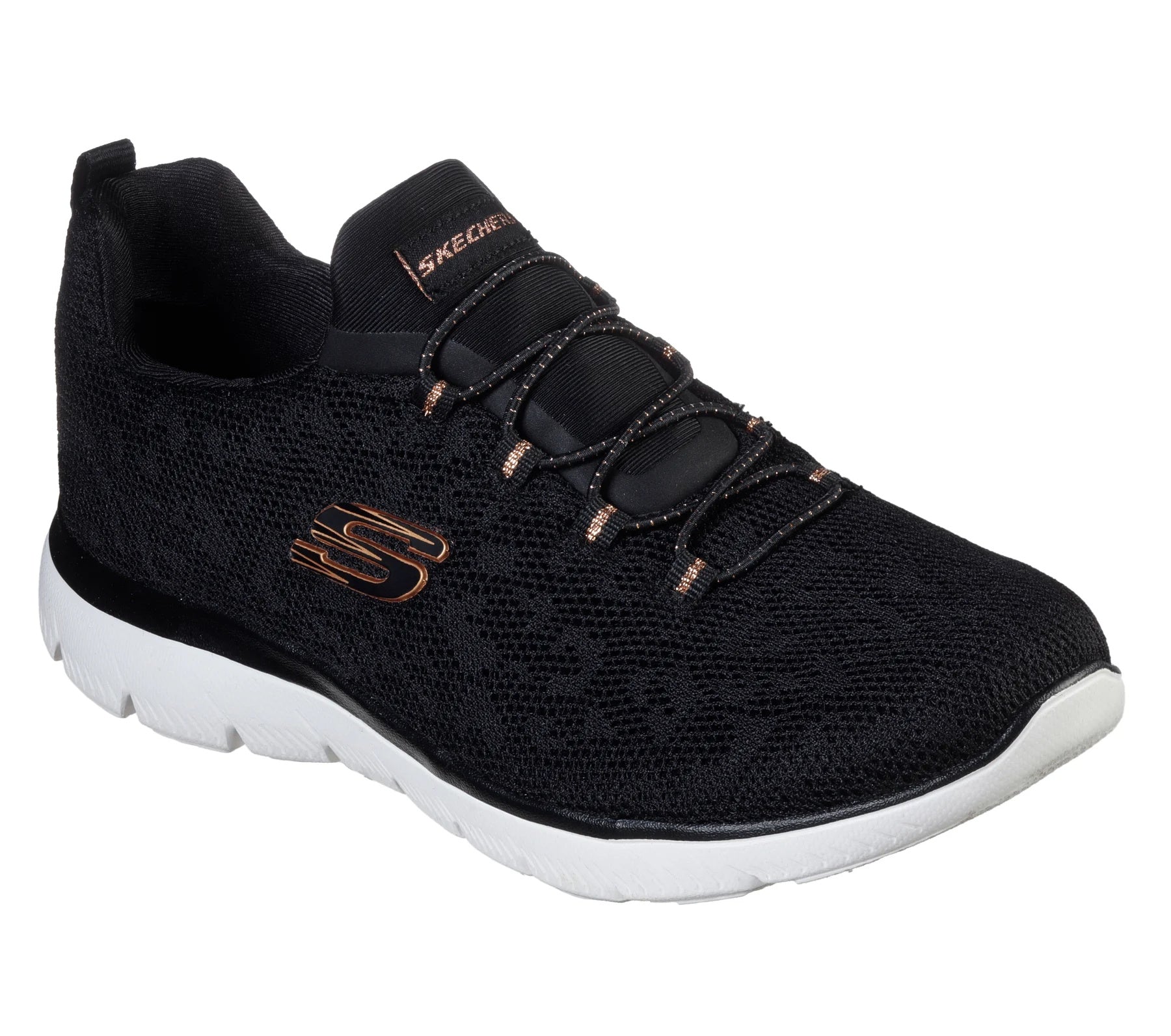 SKECHERS Summits Noir/Or rose