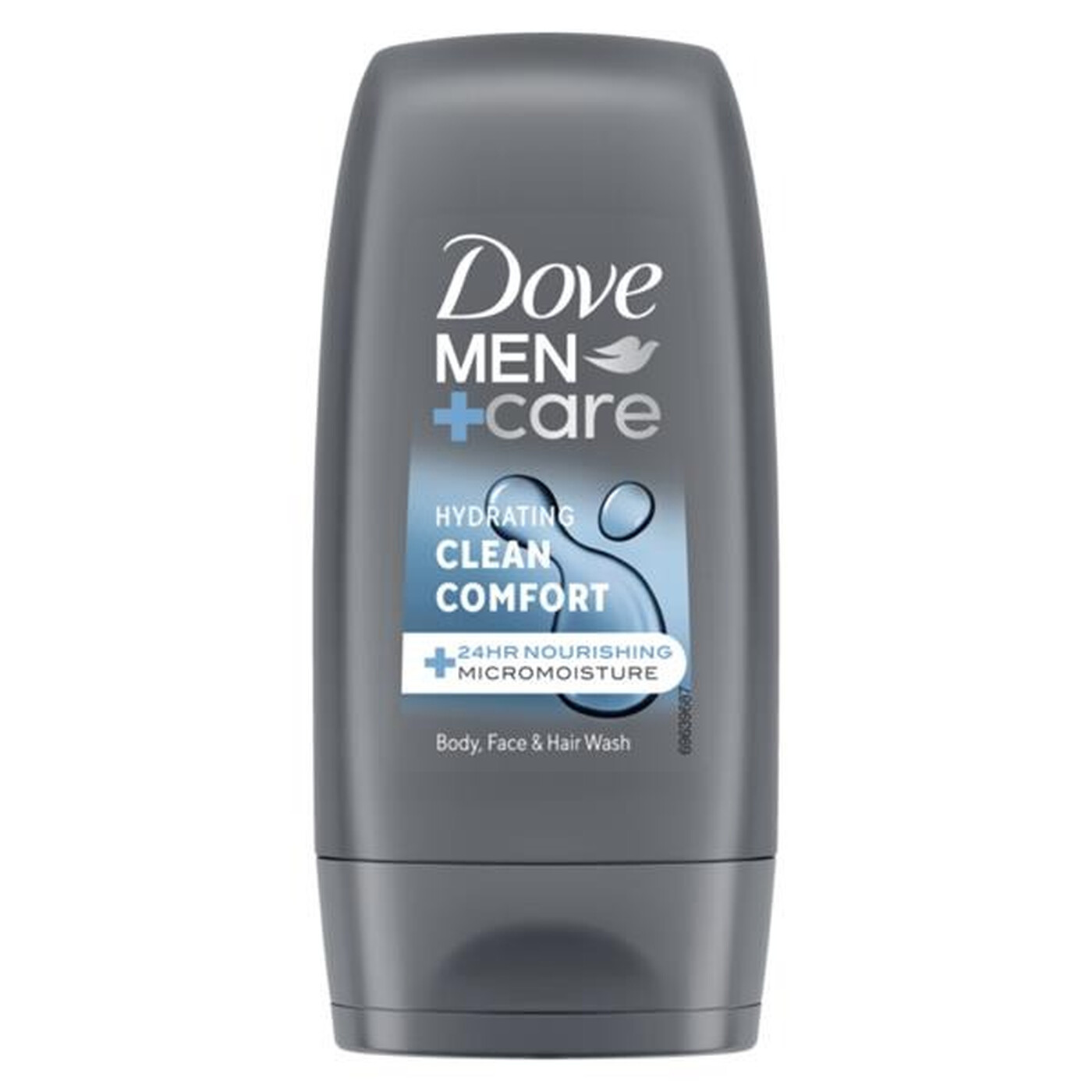 Dove Men+Care Gel Douche Hydratant 3-en-1 Cheveux, Visage et Corps Clean Comfort 55 ml