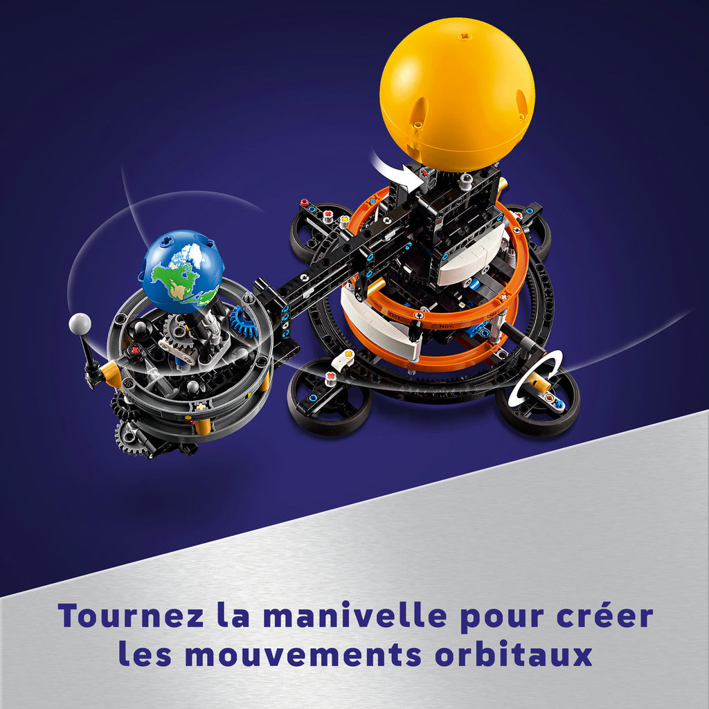 LEGO Technic 42179 La planète Terre et la Lune en orbite